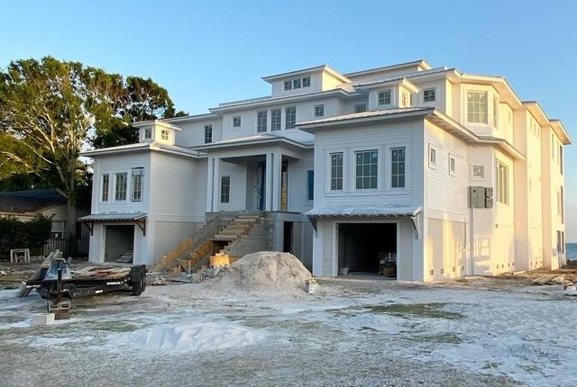 Exterior residential build